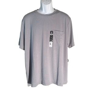 XERSION Men's Short Sleeve Crew Neck Polyester Gray XL NWT